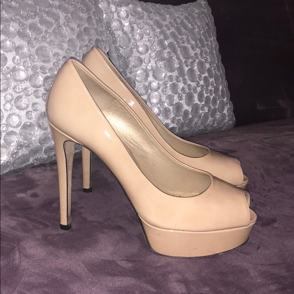 Stuart Weitzman open toe heels size 8.5 - Picture 3 of 5